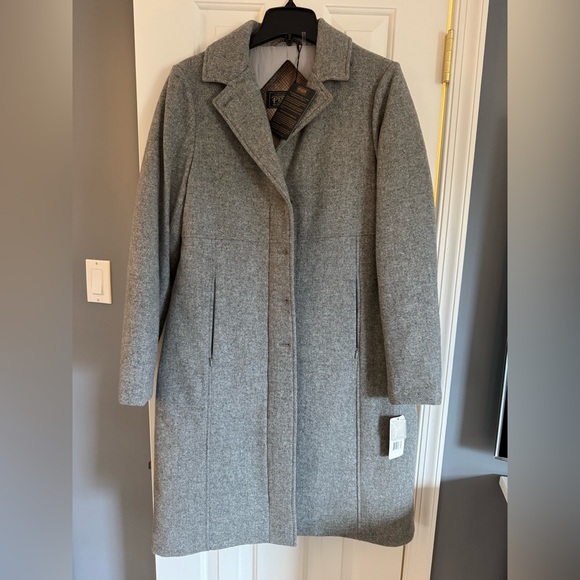 Pendleton Michigan Ave Water Resistant Wool Blend Long Down Coat - Picture 4 of 12